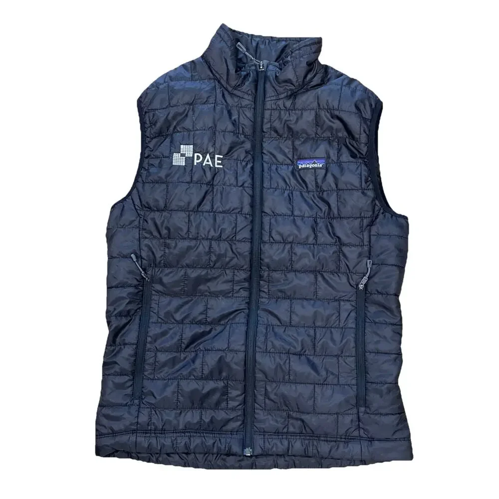 Patagonia Men’s Nano Puff Vest Prima-loft Quilted Zip With Logo Size: Small